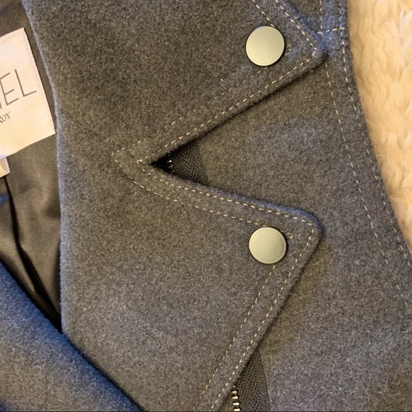 Rachel Roy Gray Wool Vest - Picture 6 of 8